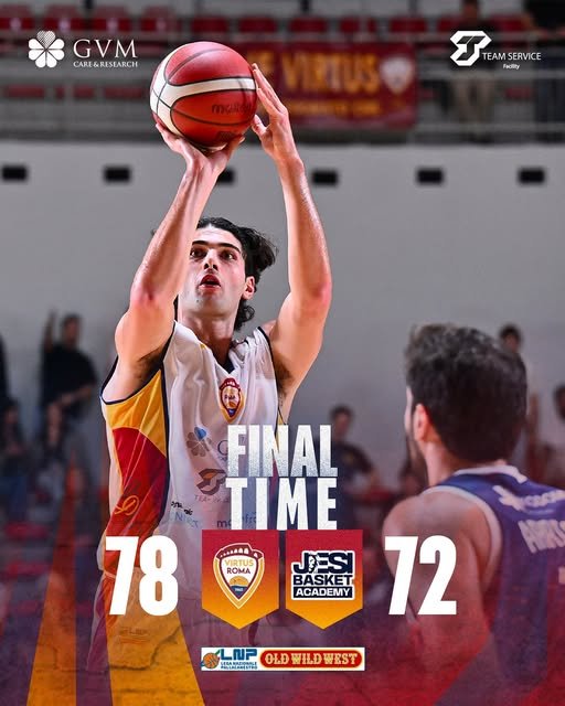La foto notizia del match tra Virtus GVM Roma 1960 e General Contractor Jesi